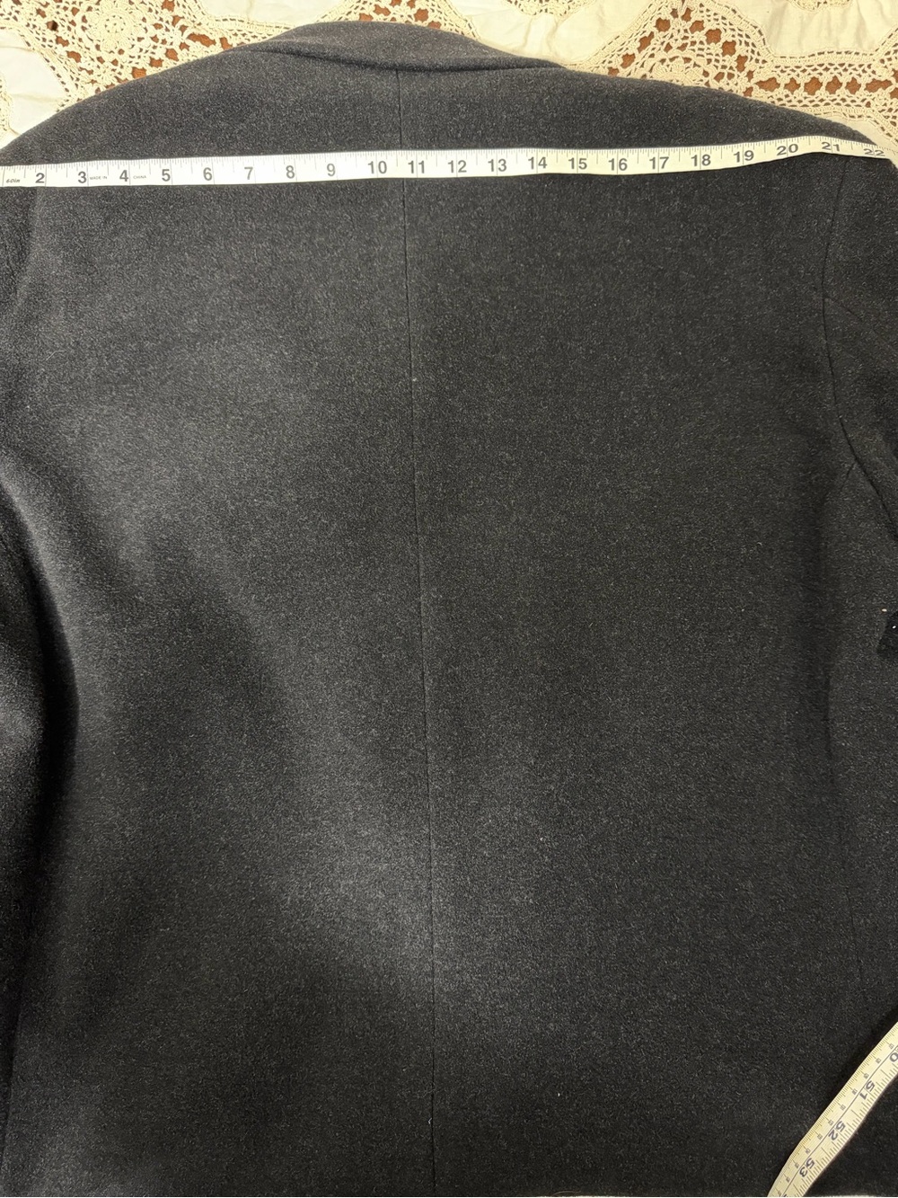 Vintage Tallia Uomo tailored overcoat men’s wool and cashmere blend size XL - Picture 13 of 13